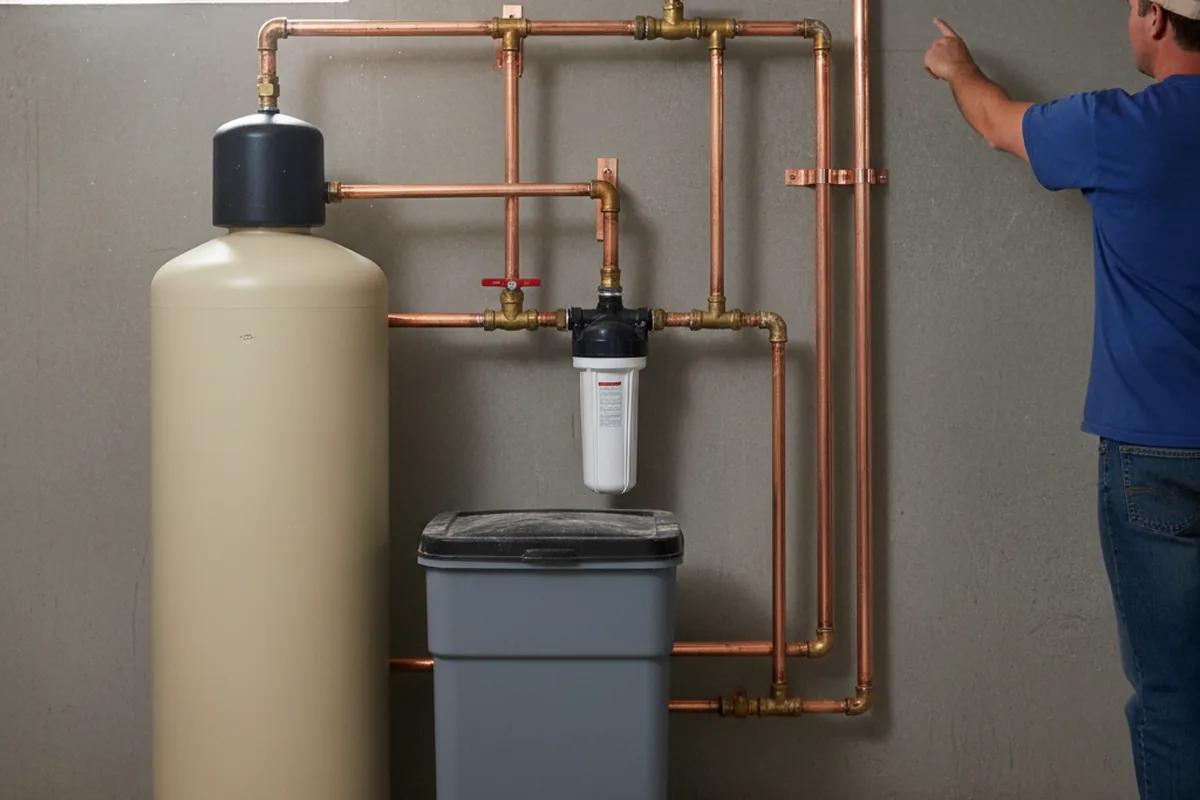Whole-house water treatment system installed in Moncure